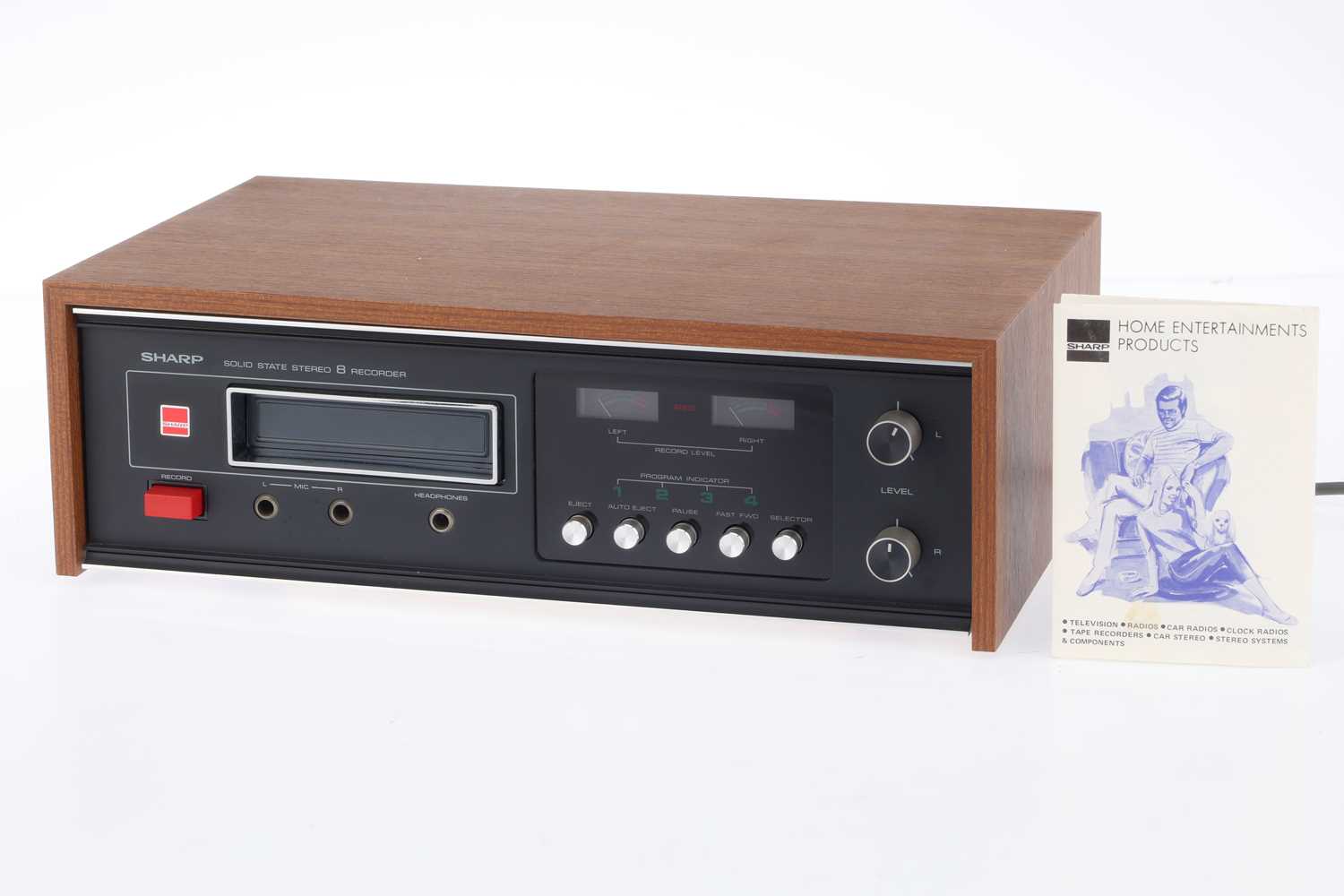 Lot 810 - A Sharp Solid State Stereo 8 Recorder,