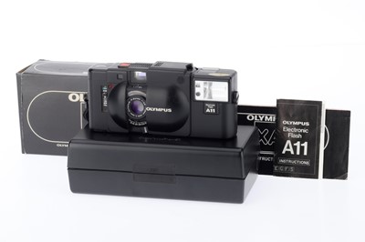 Lot 140 - An Olympus XA 35mm Rangefinder Camera