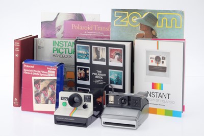 Lot 189 - A Pair of Polaroid Cameras and Related Books