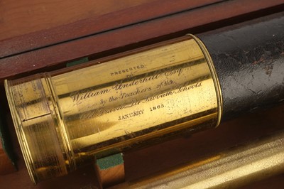 Lot 392 - A Presentation Telescope by John Henry Dallmeyer