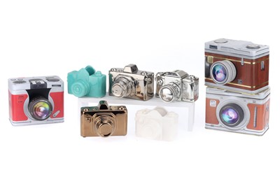 Lot 783 - A Selection of Camera Styled Containers