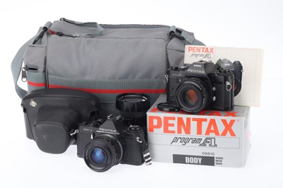 Lot 143 - A Pair of Pentax 35mm SLR Cameras