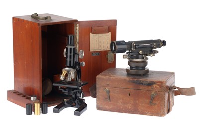 Lot 728A - A Surveyor's Theodolite By Stanley & A 