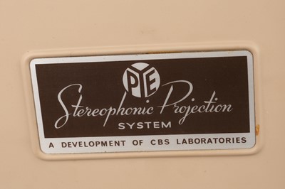 Lot 842 - a PYE Stereophonic Projection System Gramophone and Table