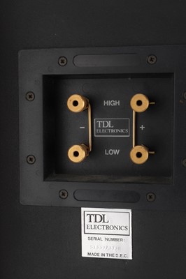 Lot 845 - A Pair of TDL Electronics Studio Hi Fi Loudspeakers