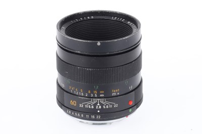 Lot 10 - A Leitz Wetzlar Macro-Elmarit-R f/2.8 60mm Lens