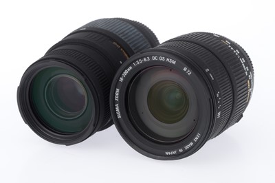 Lot 262 - A Pair of Sigma Telephoto Zoom Lenses