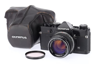 Lot 121 - An Olympus OM-1 MD 35mm SLR Camera