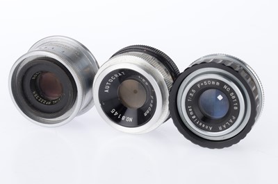 Lot 536 - A Group of Enlarging Lenses