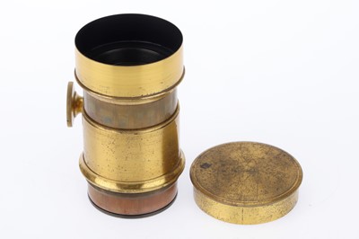 Lot 296 - A Brass Mounted Petzval Lens