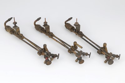 Lot 362 - A Set of Three Limelight Burners for Tri-Unial Magic Lanterns