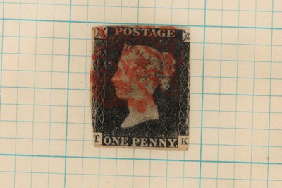 Lot 759 - A Penny Black Stamp, and Other Stamps
