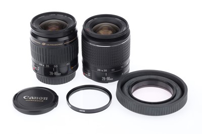 Lot 269 - A Pair of Canon 35mm Zoom Lenses