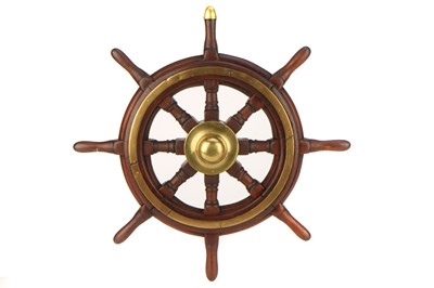 Lot 404 - A Small Ship's Wheel