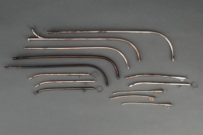 Lot 148 - A Group of Silver Catheters