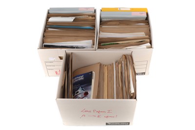 Lot 711 - A Large Quantity of Lens Reference Literature