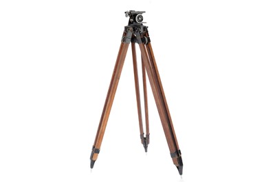 Lot 516 - A Robust Wooden Tripod