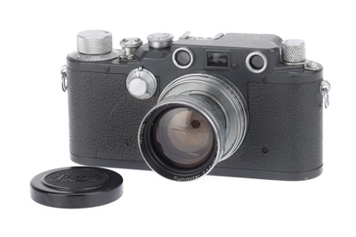 Lot A Leica IIIc 'Heer' Rangefinder Camera