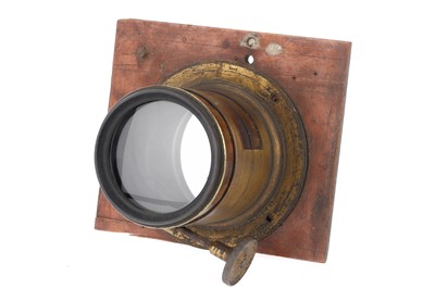 Lot 284 - A Large Brass Lens