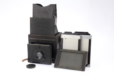 Lot 175 - A Mentor Reflex 6x9 Folding SLR Camera