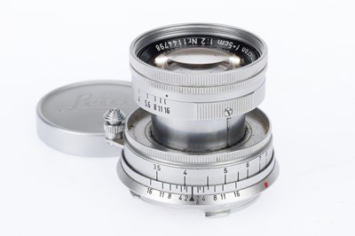 Lot 2 - A Leitz Wetzlar Summicron f/2 5cm Lens