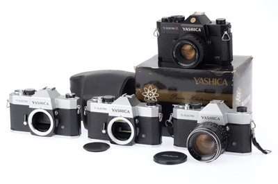 Lot 57 - A Group of Yashica TL Electro Cameras