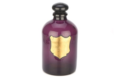 Lot 418 - An Amethyst Apothecary Bottle