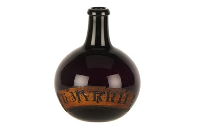 Lot 419 - An Amethyst Apothecary Bottle of Bulbous Form