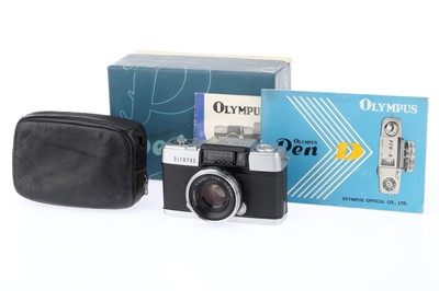 Lot 129 - An Olympus Pen D  35mm Half Frame Camera