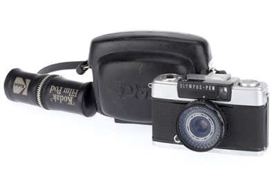 Lot 130 - An Olympus Pen EE-3 35mm Half Frame Camera