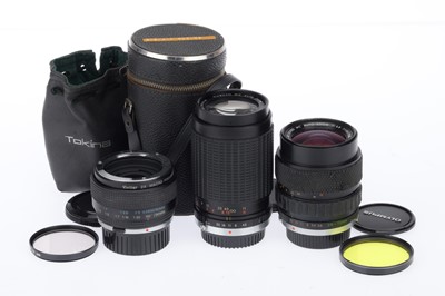 Lot 222 - A Group of Olympus Mount Lenses