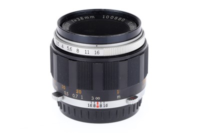 Lot 401 - An Olympus f/3.5 38mm Auto Macro Lens for PEN Cameras