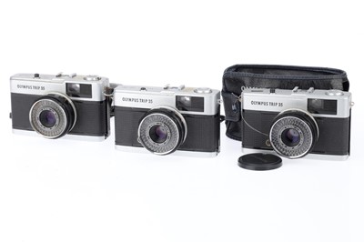 Lot 126 - A Group of Olympus Trip 35 Cameras