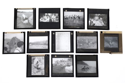 Lot 752 - Lantern Slides Camping 1920s