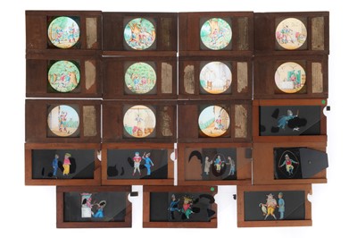 Lot 75 - Magic Lantern Slides, Mixed Wooden Framed Slides