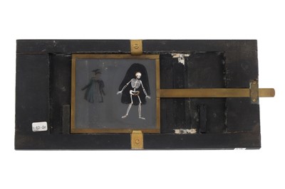 Lot 400 - Magic Lantern of a Skeleton