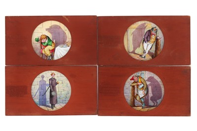 Lot 433 - Magic Lantern Shadow Paintings