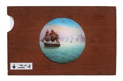 Lot 384 - Magic Lantern Ship Leaving Dover