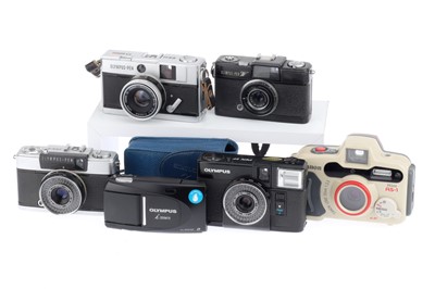 Lot 240 - A Group of 35mm Half Frame Cameras