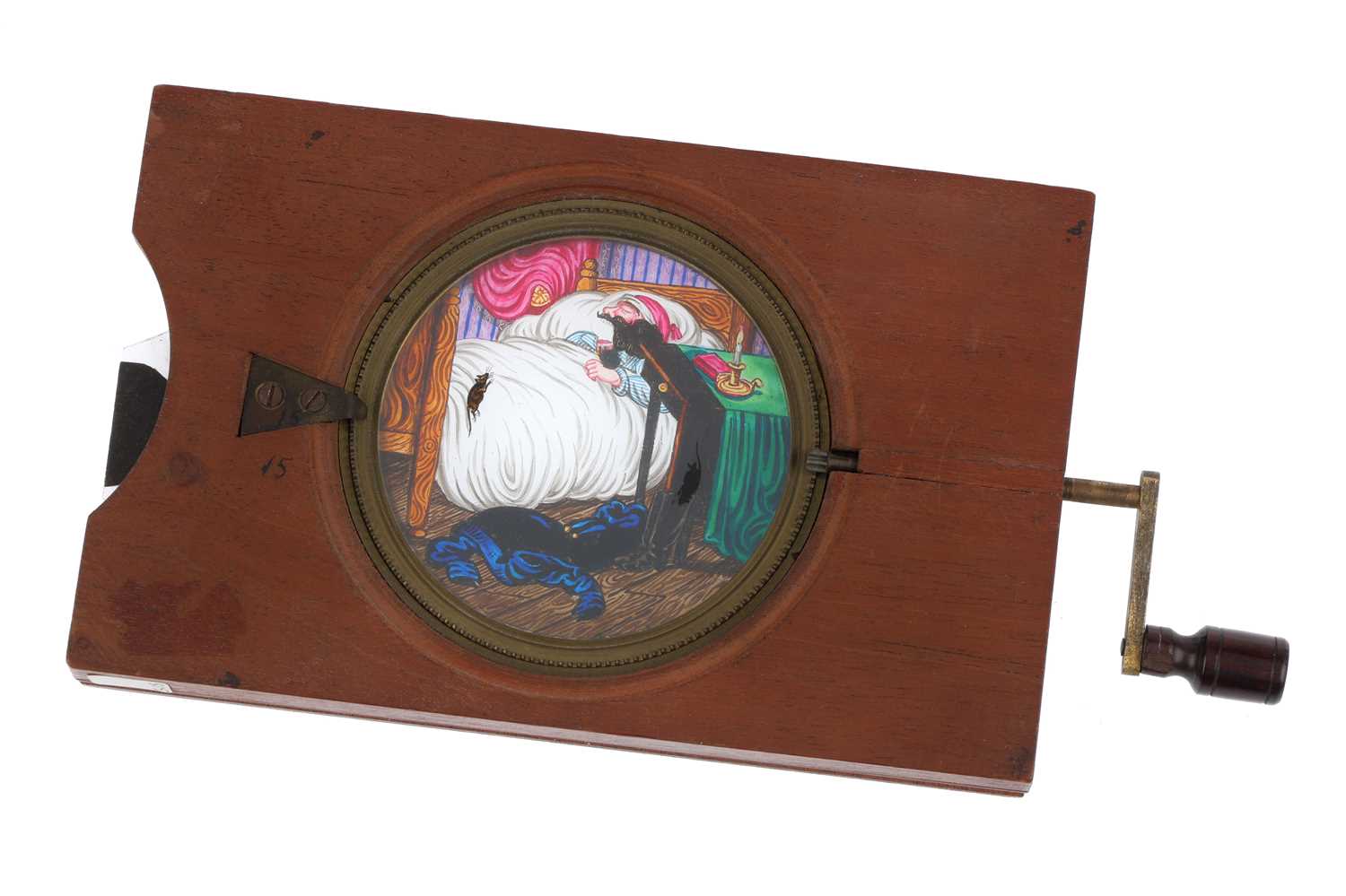Lot 381 - Magic Lantern Unusual Rotating and Slide