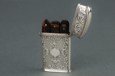 Lot 77 - A Victorian Silver Lancet Case