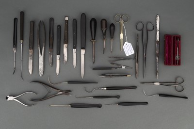 Lot 84 - A Miscellaneous Group of Surgical Instruments