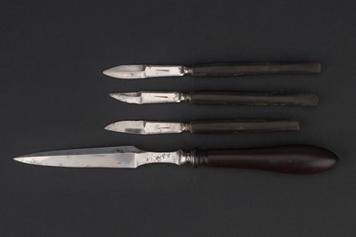Lot 64 - Three Surgical Knives and Tourniquets