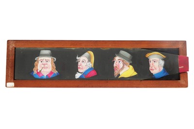 Lot 417 - Magic Lantern Panoramic Faces