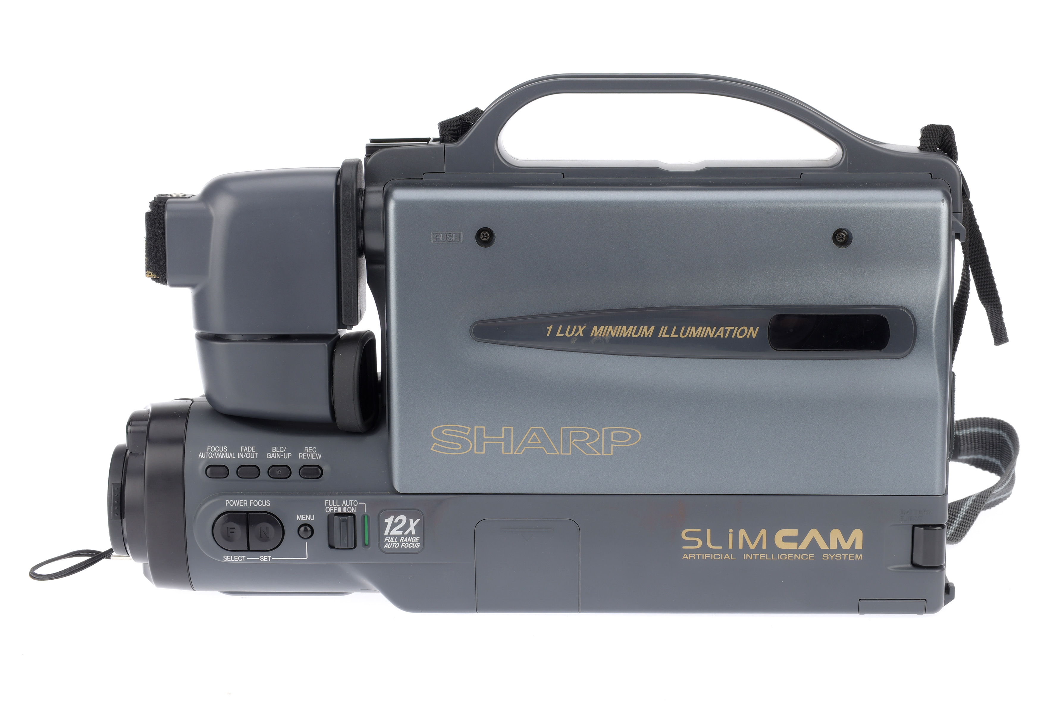 Lot 638 - Sharp SlimCam VHS Movie Camcorder,