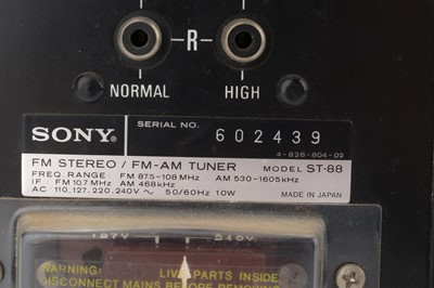 Lot 800 - A Sony ST-88 Solid State Stereo Tuner