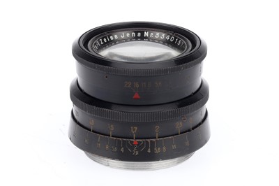 Lot 378 - a Carl Zeiss Jena Biotar T f/2 5.8cm Lens