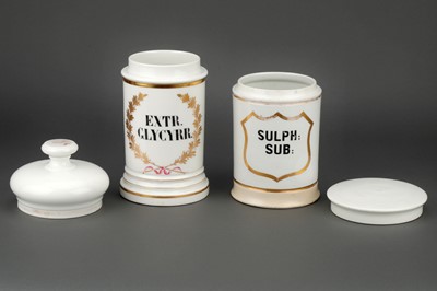 Lot 126 - A Large French Apothecary Jar & Another