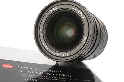 Lot 57 - A Leitz Elmarit-M ASPH. f/2.8 21mm Lens