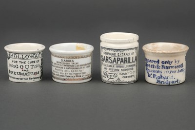 Lot 131 - A Collection of toothpaste & ointment jars